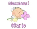 Blossoms and Blessings - Marie