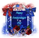 Mel-Happy Ind. Day Frame