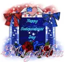 Migdalia-Happy  Ind. Day Frame