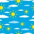 Sun and Clouds Background