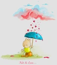 Not in love cute background