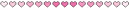 Pink heart divider