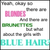Blue Hair