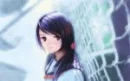 A pretty anime girl