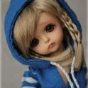 Cute little girl doll