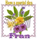 Flowers in polka Dots- Fran