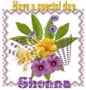 Flowers in polka dots-Shonna
