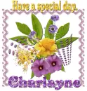 Flowers in polka dots- Charlayne