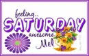 Mel - Saturday - Awesome
