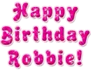 Happy Birthday Robbie