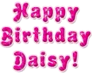 Happy Birthday Daisy