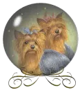 Two dogs globe