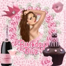 Birthday Diva Background