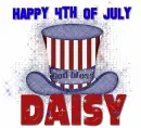 Happy 4th of July Daisy