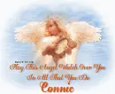 May this angel watch over you.Connie