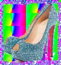 A pair of high heel shoes