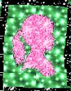 A silhoutte of a girl