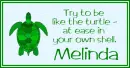 At Ease Turtle - Melinda