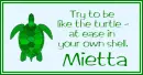 At Ease Turtle - Mietta