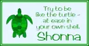 At Ease Turtle - Shonna
