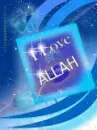 i â™¥ allah (i love allah )