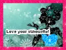 Love your silhouette text