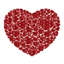 heart made of hearts