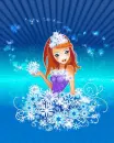 Snow girl - background  - win