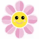 Smiley Flower - background