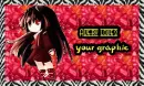 Chibi girl with text