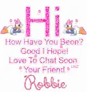 Hi Robbie