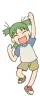 Yotsuba doing the curry dance