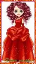DoLL in red gown