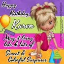 Happy Birthday - Karen