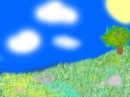 hillside view