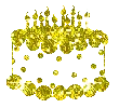 glitter cake