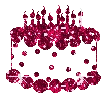 glitter cake