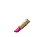 Lipstick drawing heart