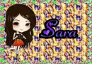 Sara text with chibi girl