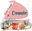 Pink Sailboat- Connie