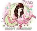 Fran - Happy birthday