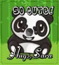 So cute text w/hugs Sara