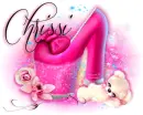 Pink shoe-Chrissi