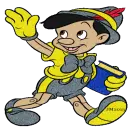 Pinocchio....Gray and Yellow