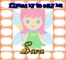 Flying by to say hi text with Sara (1st one)