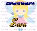 Flying by to say hi text with Sara 