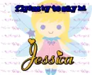 Flying by to say hi text with Jessica