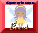 Flying by to say hi text with Ramesh