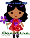 Have a great day text with Carolina 