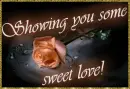 Showing you some sweet love